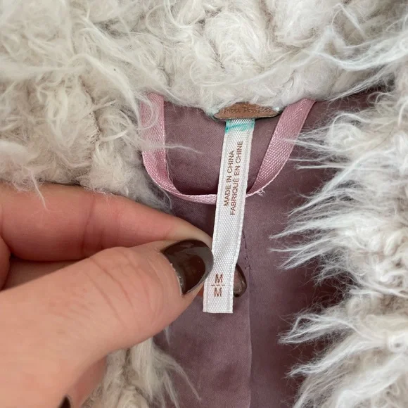 Free people Faux Fur Coat - Picture 4 of 7